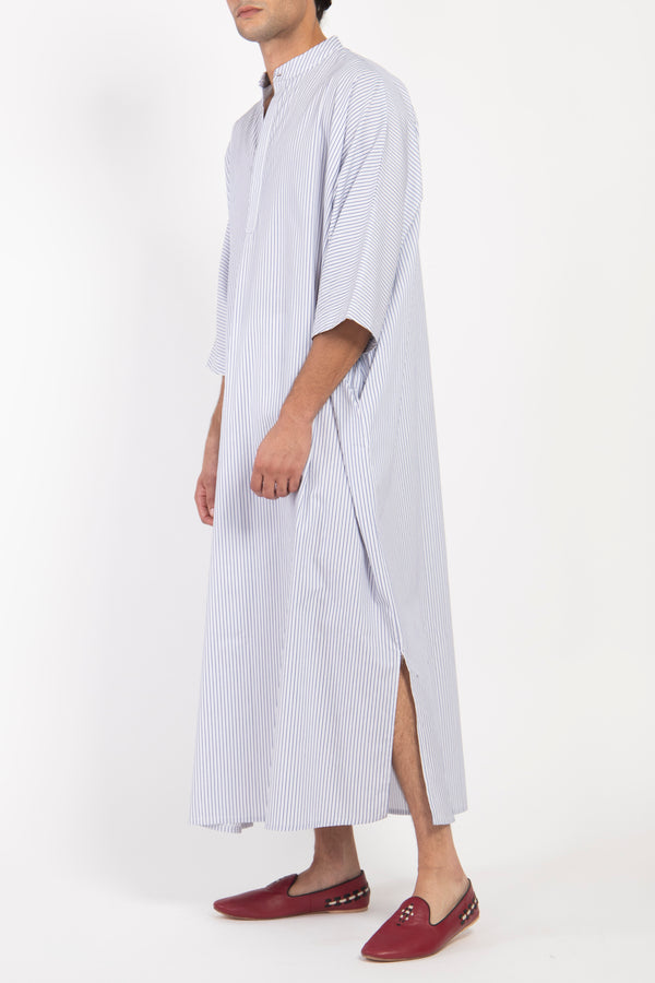 Frankie Cotton Poplin Striped Jellaba