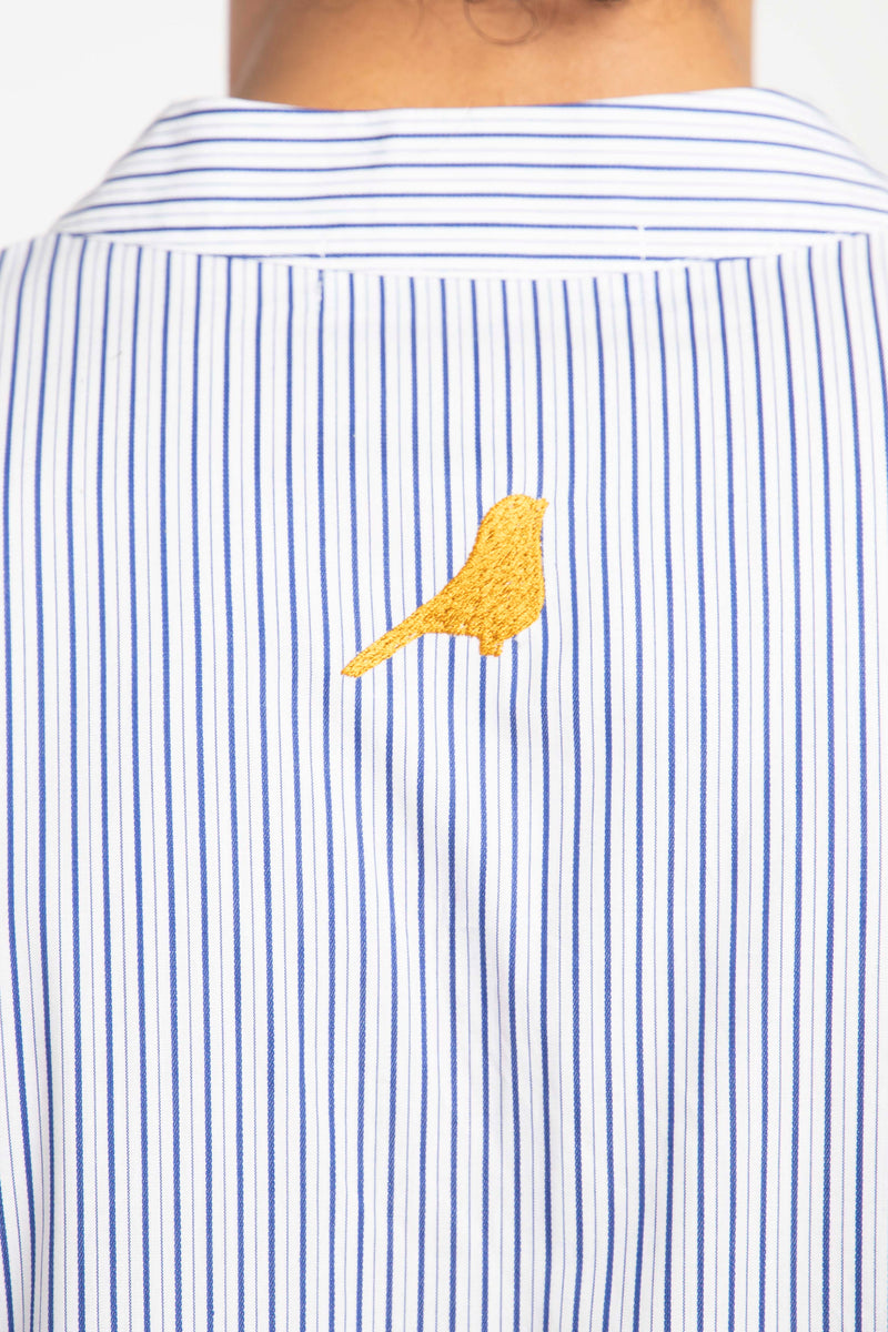 Frankie Cotton Poplin Striped Jellaba
