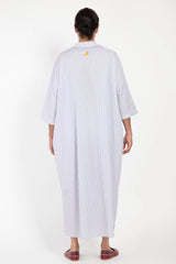 Frankie Cotton Poplin Striped Jellaba