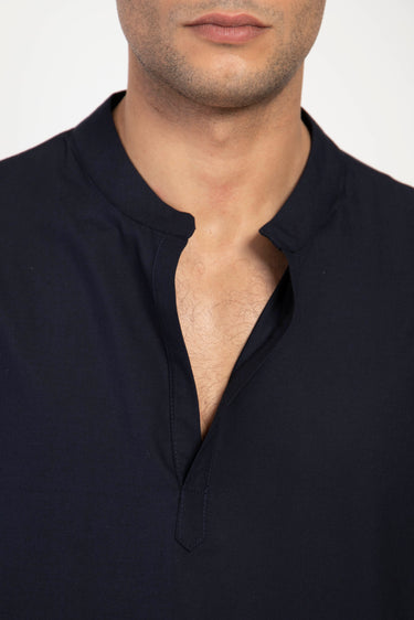 Fez Cotton Dark Navy T-Shirt