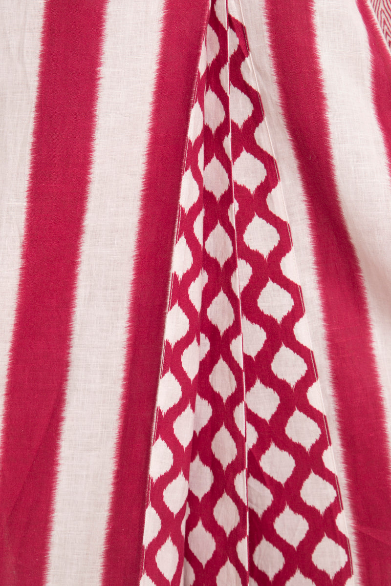 Dana Linen Striped Dress
