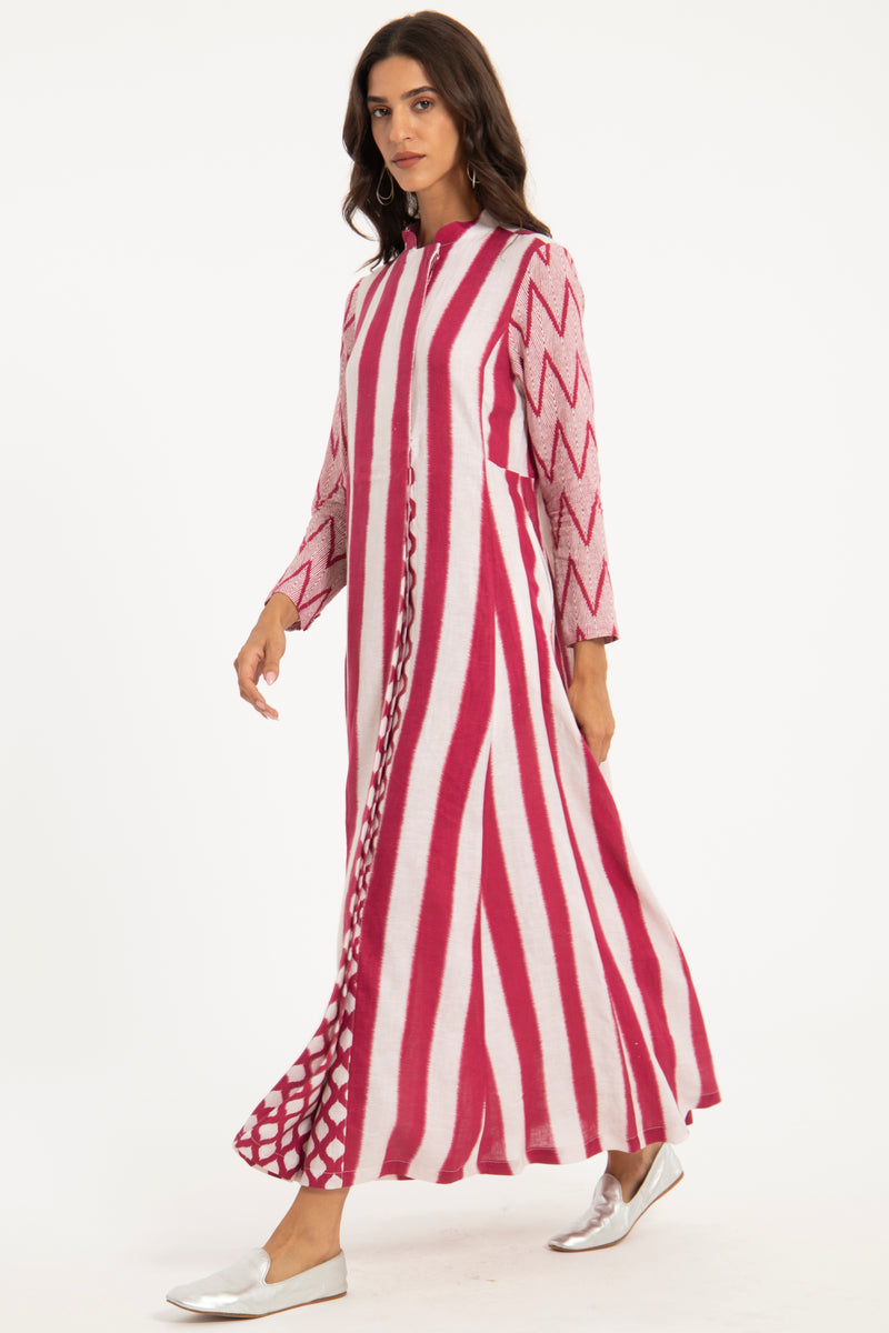 Dana Linen Striped Dress