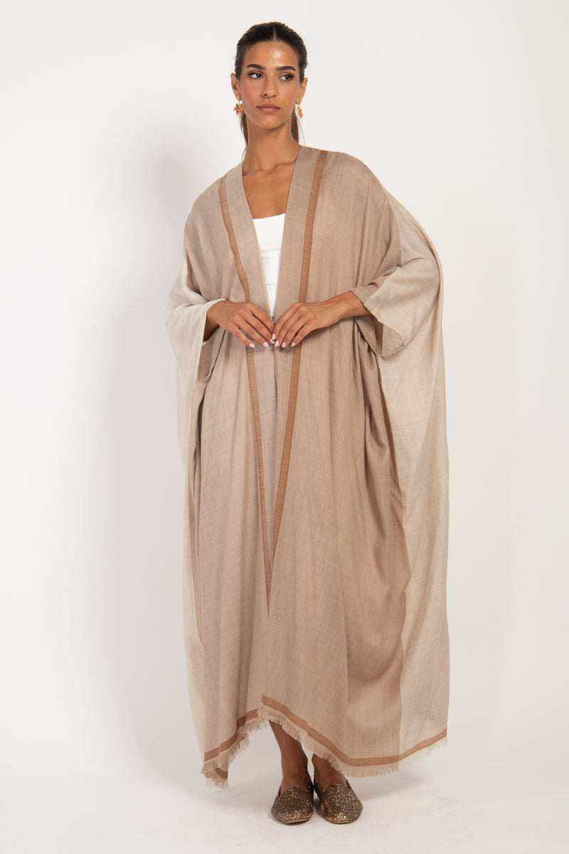 Foulard Beige & Ivory Abaya