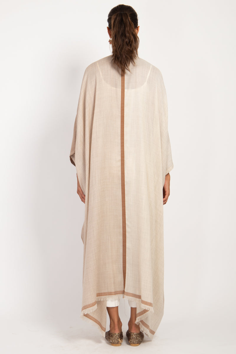 Foulard Beige & Ivory Abaya