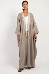 Loro Piana Cashmere Sand Abaya