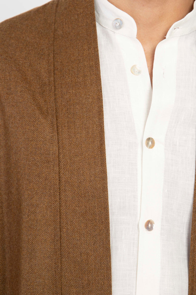 Khaled Loro Piana Wool & Cashmere Camel Jacket