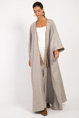 Loro Piana Alpaca Wool Beige Abaya