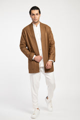 Khaled Loro Piana Wool & Cashmere Camel Jacket