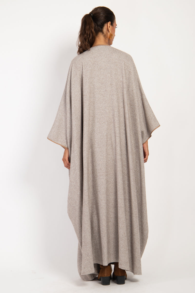 Loro Piana Alpaca Wool Beige Abaya