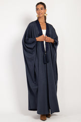 Loro Piana Wool Checks Navy Abaya