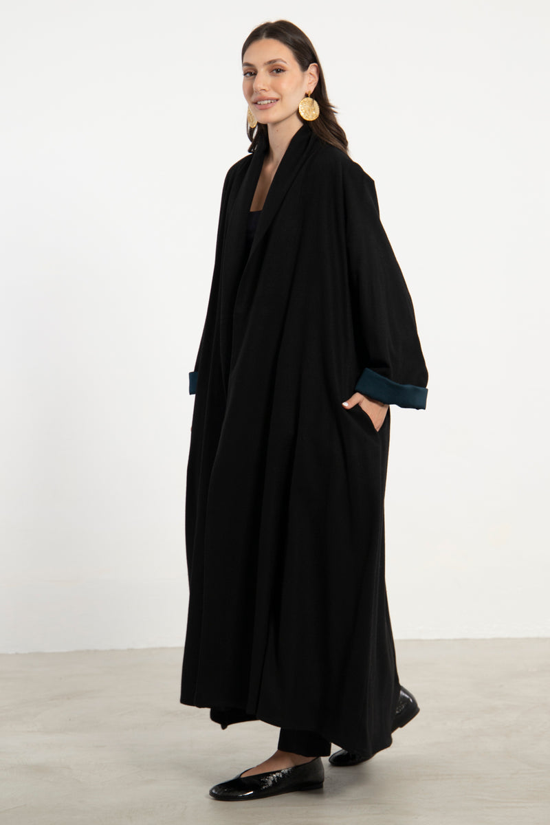Dina Wool Black Coat