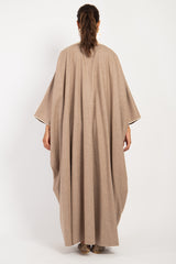 Classic Wool Sand Abaya