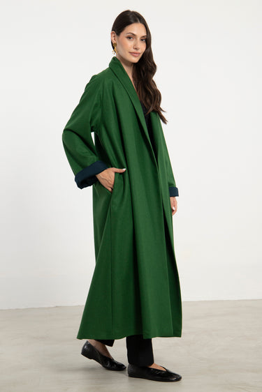 Dina Wool Green Coat