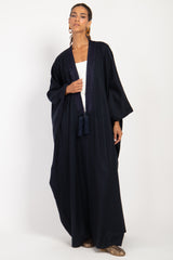 Loro Piana Cashmere Dark Navy Abaya