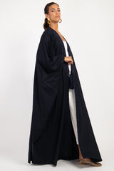 Loro Piana Cashmere Dark Navy Abaya