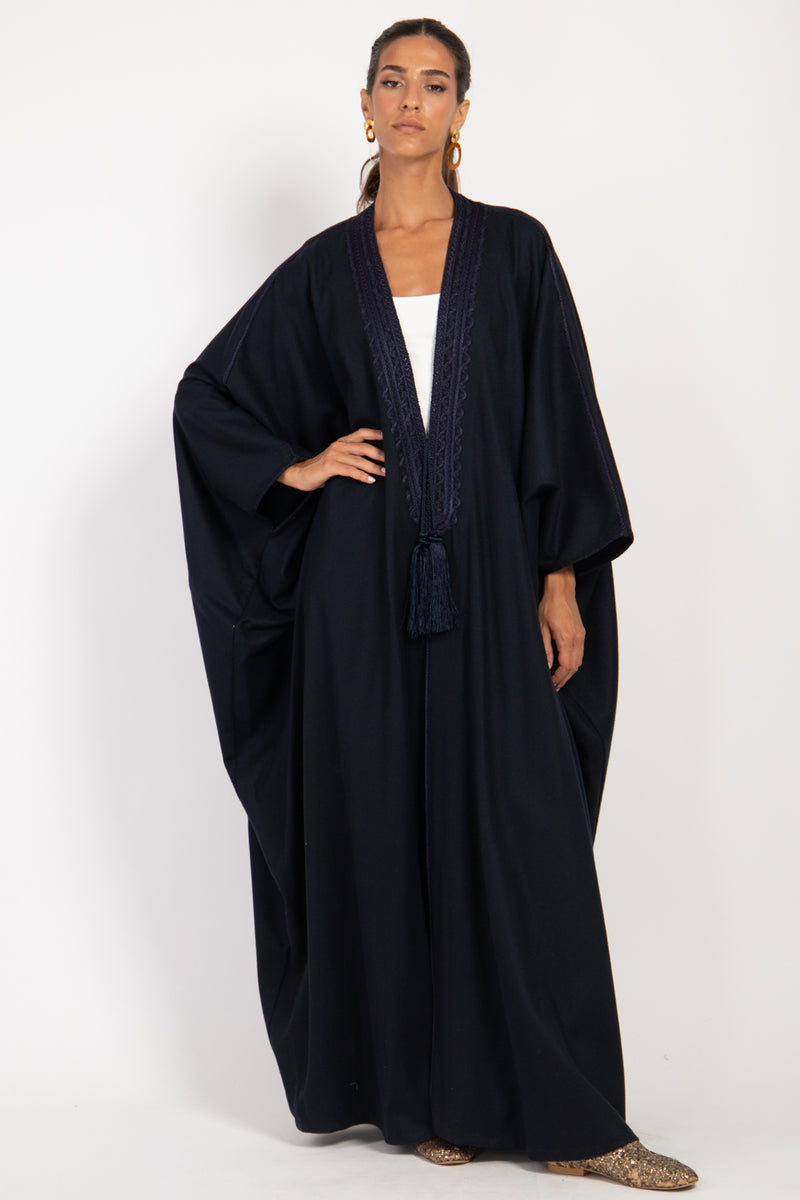 Loro Piana Cashmere Dark Navy Abaya