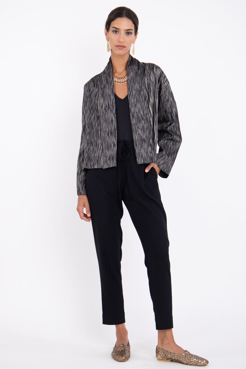 Fay Silk Silver Jacket