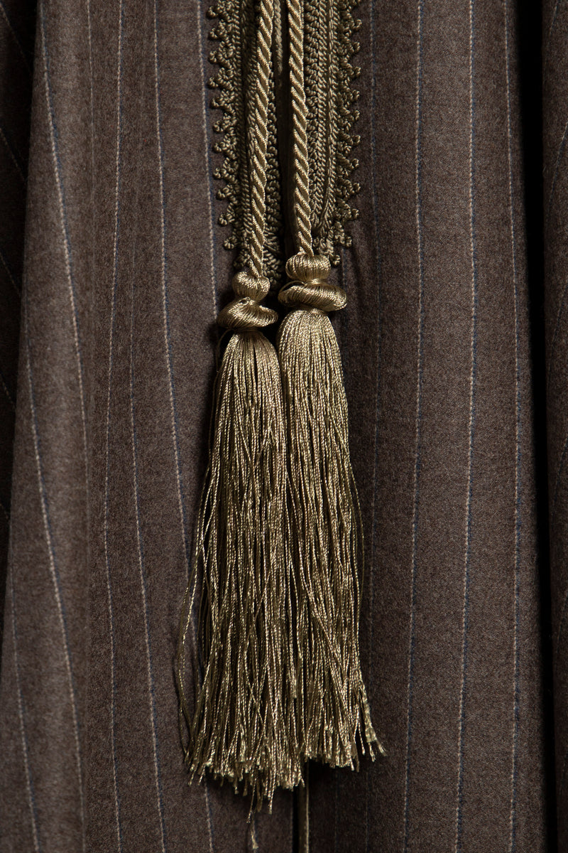 Wool & Cashmere Taupe Poncho