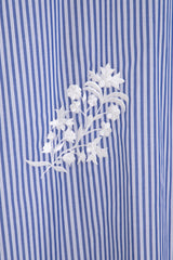 Dakka Cotton Striped Blue Jellaba