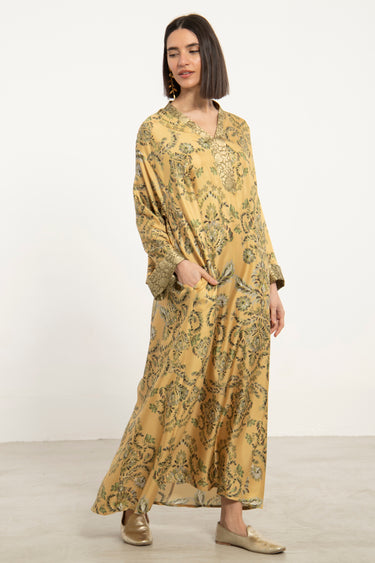 Husna Silk Printed Dress