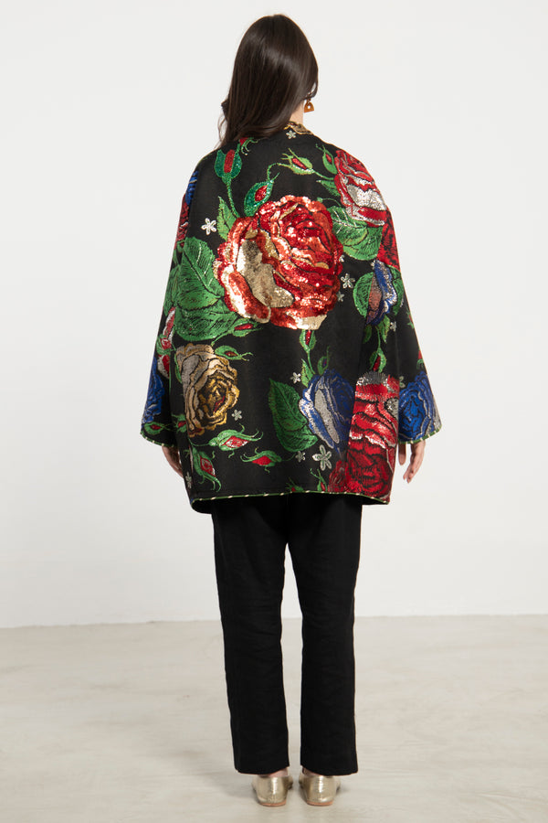 Noura Jacquard Multicolor Jacket