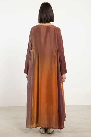 One-Of-a-Kind Zam Silk Ombré Dress