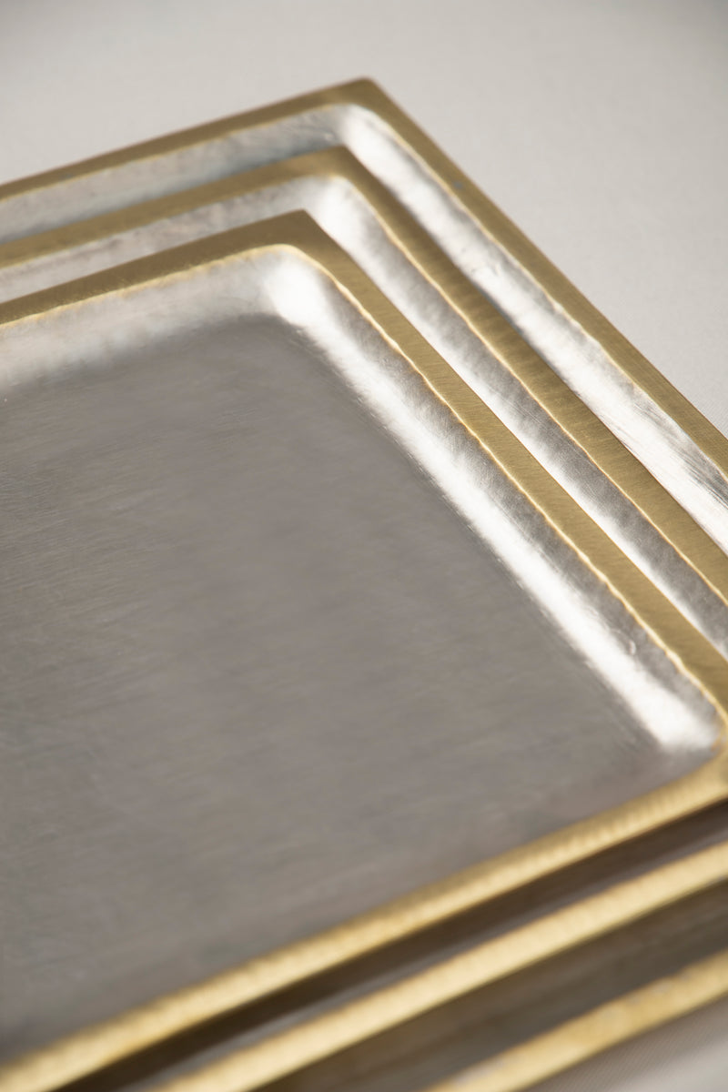 Square Bi-Color Tray