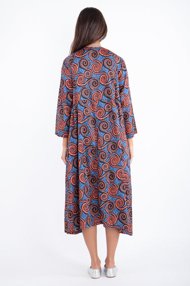 Ihsan Cotton Printed Tribal Dress