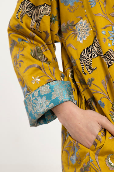 Mayssoun Cotton Mustard Dress