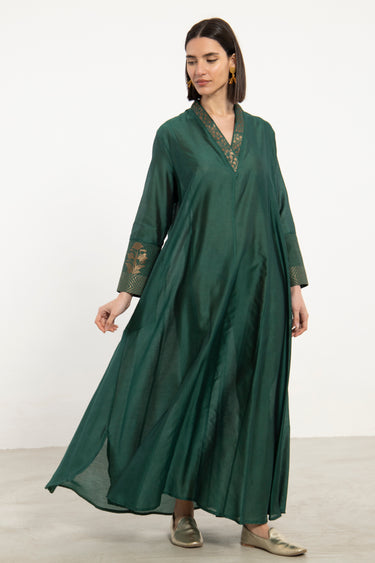 Soula Silk Green Dress