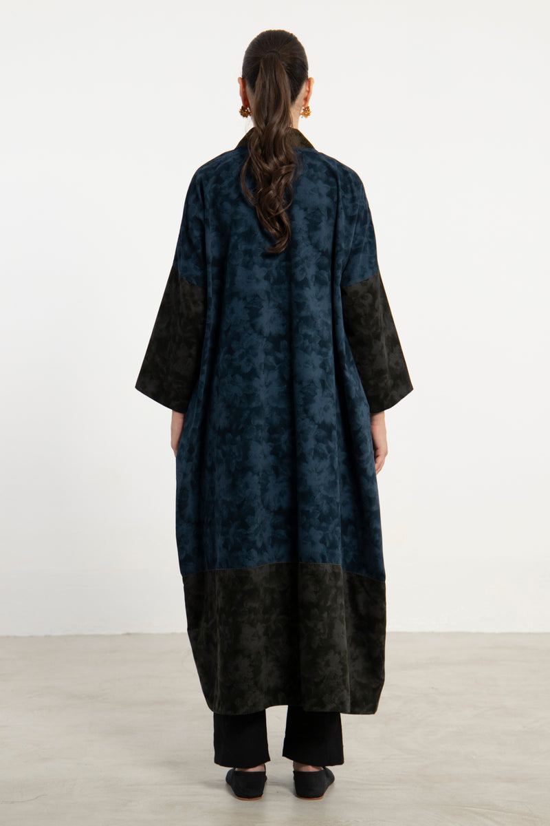 Sherif Cotton Corduroy Three Tones Abaya