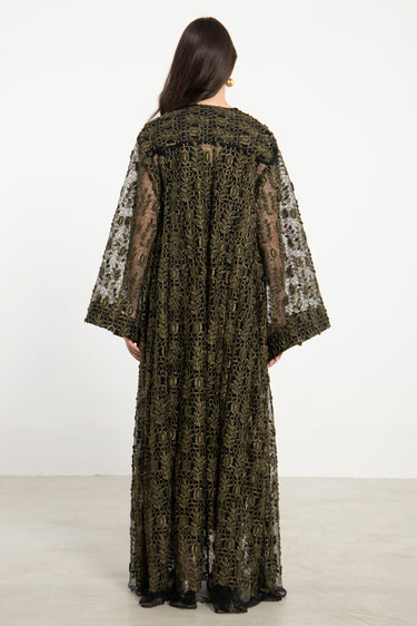 Samara Tulle Olive Dress