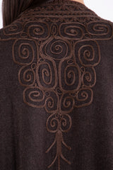 Loro Piana Cashmere Dark Brown Abaya