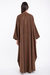 Loro Piana Wool Chestnut Abaya