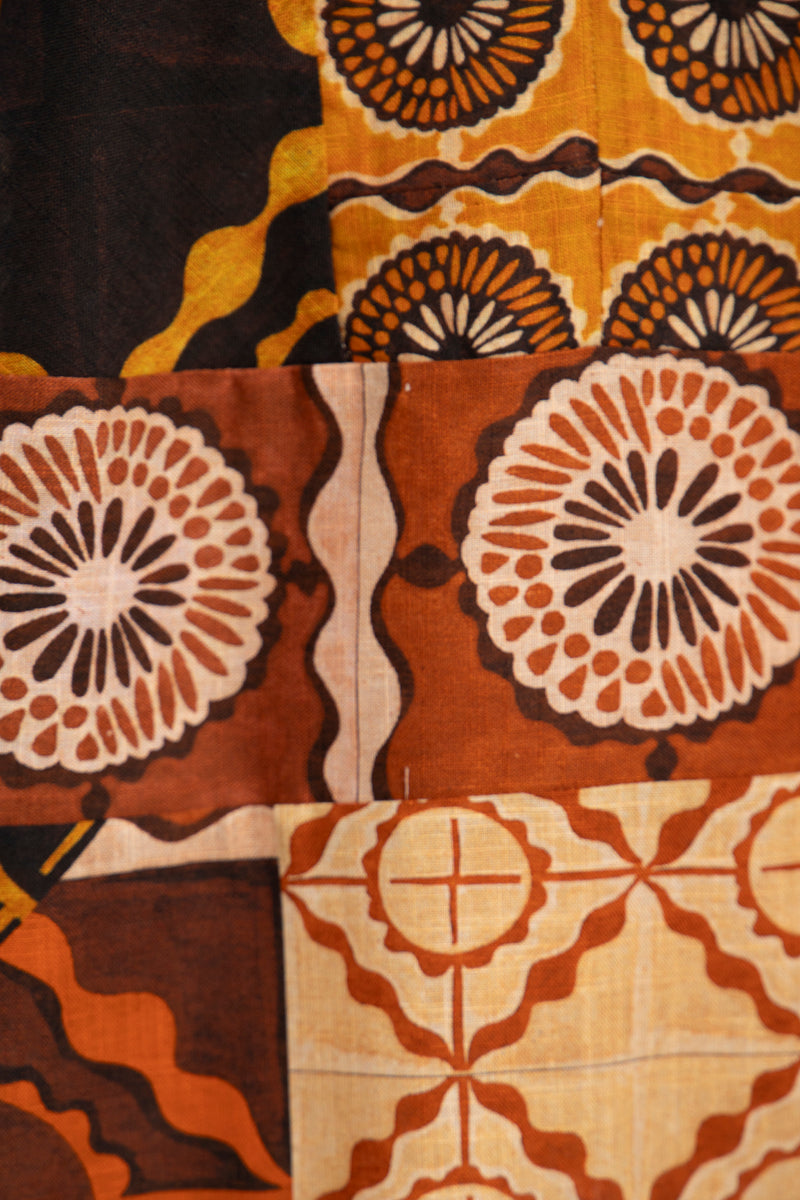 Joumana Cotton Patchwork Multicolor Dress