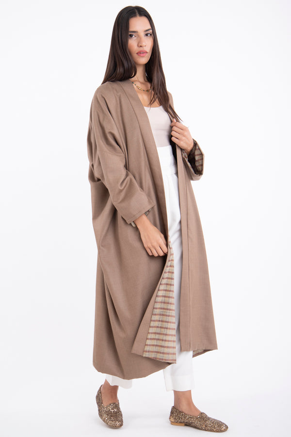 Tilal Wool Dark Abaya