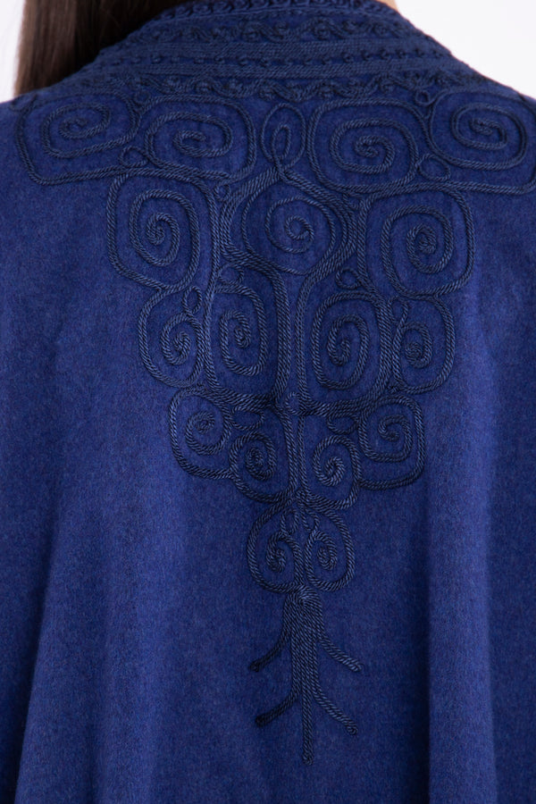 Loro Piana Cashmere Electric Blue Abaya