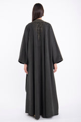 Loro Piana Wool Juniper Green Abaya