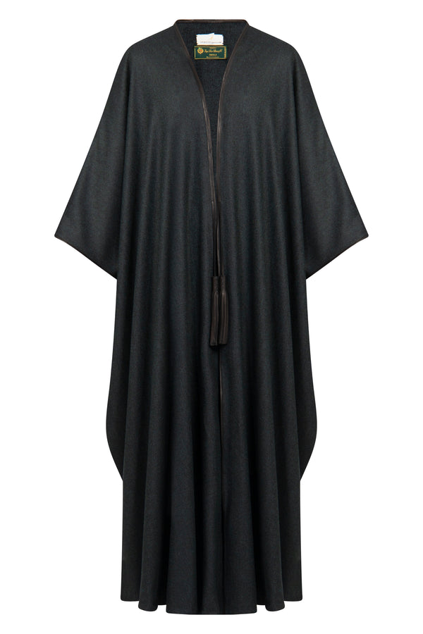 Wool & Cashmere Dark Green Abaya