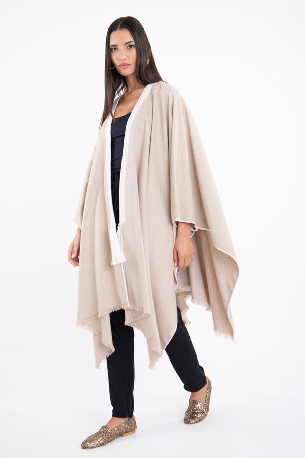 Loro Piana Cashmere Ivory Poncho