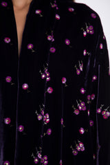 Fay Velvet Floral Jacket