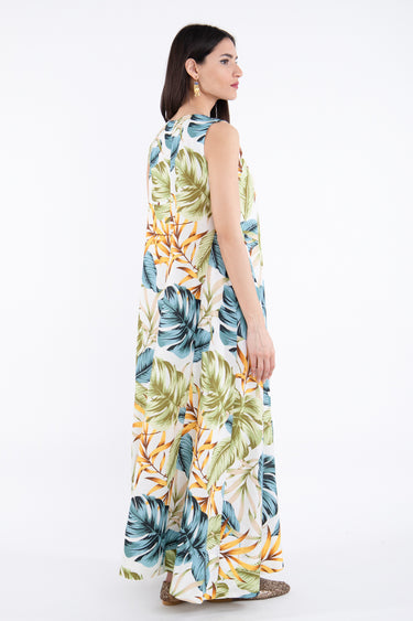 Rawan Cotton & Linen Sleeveless Dress