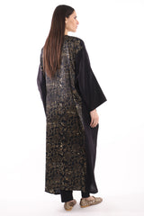 Kim Silk Black Abaya