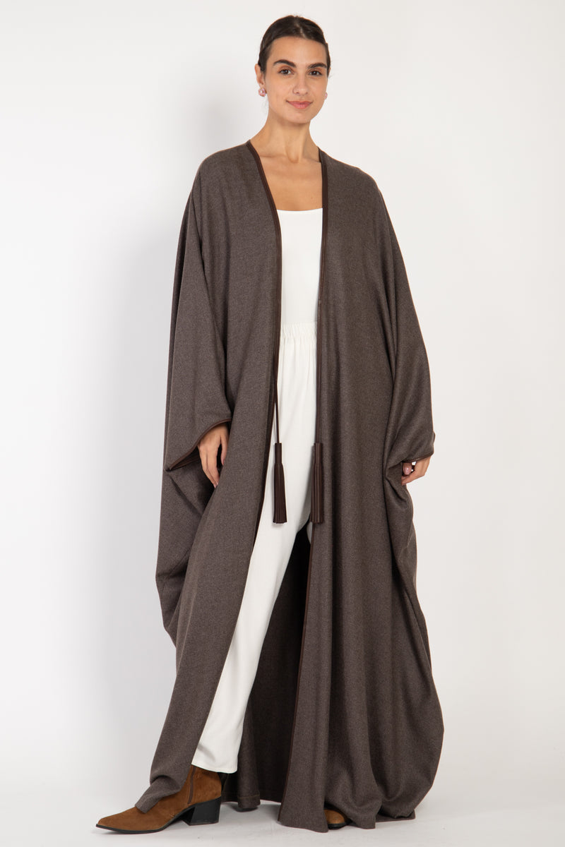 Loro Piana Cashmere Brown Abaya