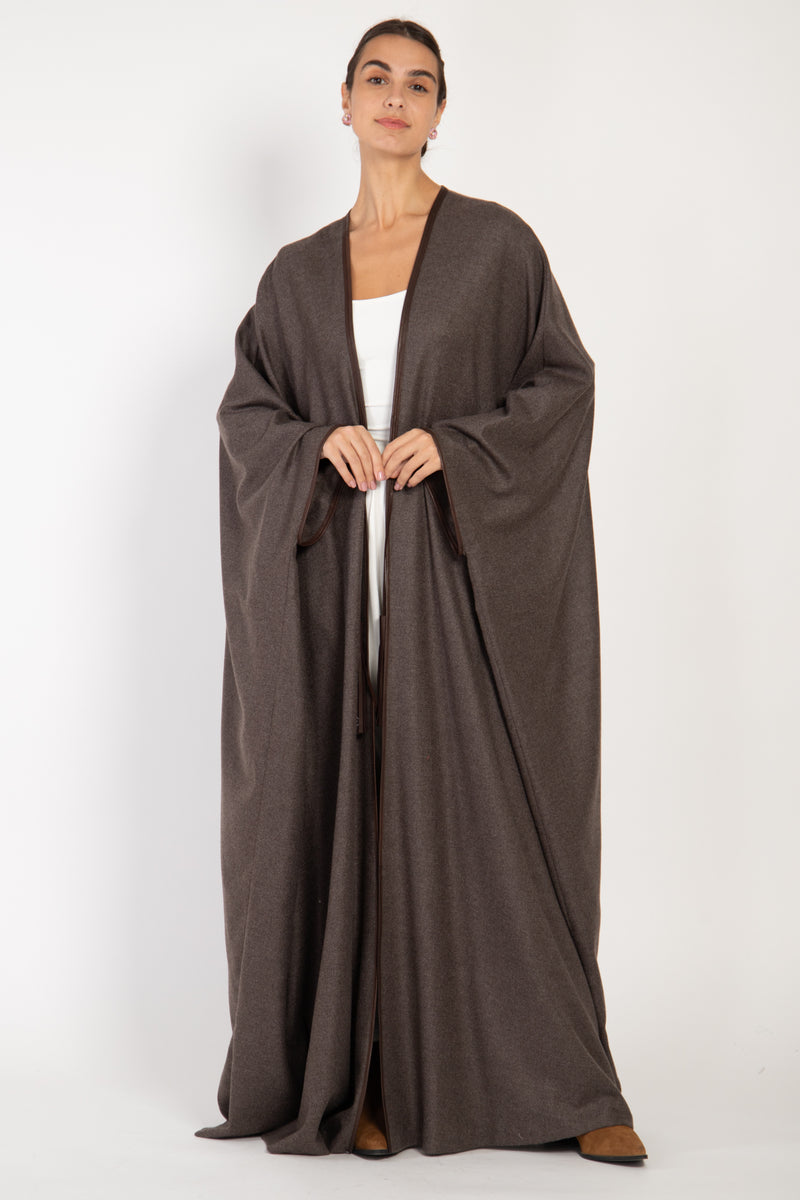 Loro Piana Cashmere Brown Abaya