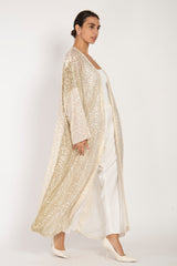 Kim Silk Georgette Sequins Abaya