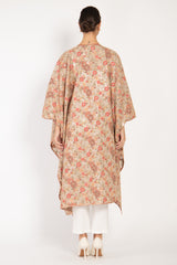 Amira Silk Georgette Embroidered Poncho