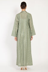 Rim Cotton Silk Green Coat