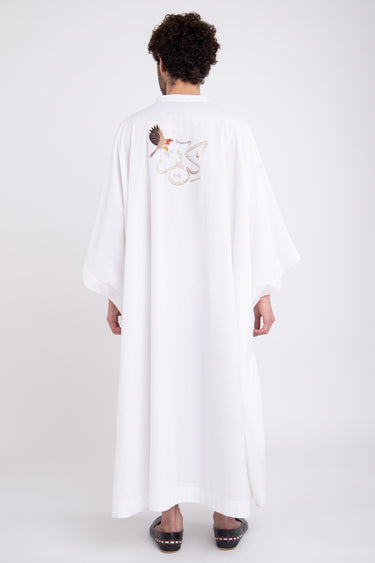 Fahed Poplin Customized Bird Jellaba