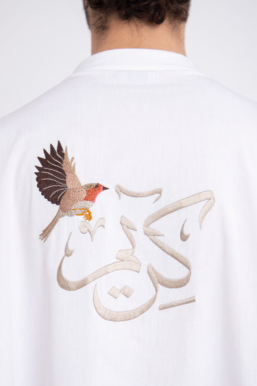 Fahed Poplin Customized Bird Jellaba
